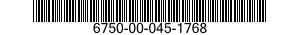 6750-00-045-1768  6750000451768 000451768