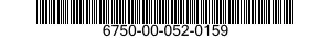 6750-00-052-0159  6750000520159 000520159