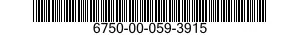 6750-00-059-3915  6750000593915 000593915