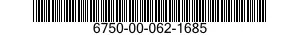 6750-00-062-1685  6750000621685 000621685
