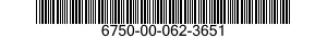6750-00-062-3651  6750000623651 000623651