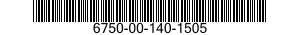 6750-00-140-1505  6750001401505 001401505