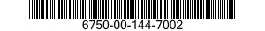 6750-00-144-7002  6750001447002 001447002