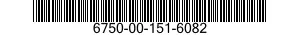 6750-00-151-6082  6750001516082 001516082