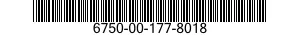 6750-00-177-8018  6750001778018 001778018