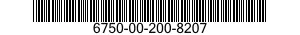 6750-00-200-8207  6750002008207 002008207