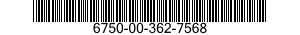 6750-00-362-7568 STRIP,PROCESSING CONTROL 6750003627568 003627568