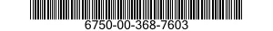 6750-00-368-7603  6750003687603 003687603