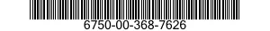6750-00-368-7626  6750003687626 003687626