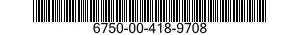 6750-00-418-9708  6750004189708 004189708