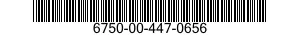 6750-00-447-0656  6750004470656 004470656