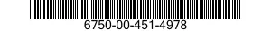 6750-00-451-4978  6750004514978 004514978