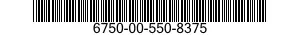 6750-00-550-8375  6750005508375 005508375