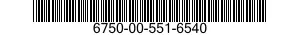 6750-00-551-6540  6750005516540 005516540