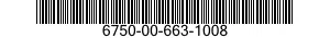 6750-00-663-1008  6750006631008 006631008