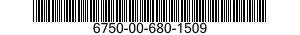 6750-00-680-1509  6750006801509 006801509