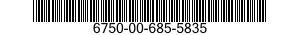 6750-00-685-5835  6750006855835 006855835