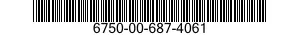 6750-00-687-4061  6750006874061 006874061
