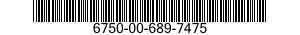 6750-00-689-7475  6750006897475 006897475