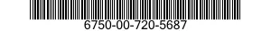 6750-00-720-5687  6750007205687 007205687