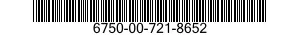 6750-00-721-8652  6750007218652 007218652