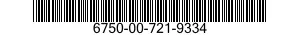 6750-00-721-9334  6750007219334 007219334