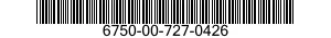 6750-00-727-0426 ISOPROPYL ALCOHOL,TECHNICAL 6750007270426 007270426