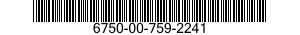 6750-00-759-2241 DEVELOPER,INDIRECT ELECTROSTATIC 6750007592241 007592241