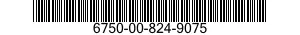 6750-00-824-9075 PRINT FLATTING SOLUTION 6750008249075 008249075