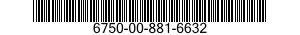 6750-00-881-6632  6750008816632 008816632