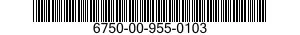 6750-00-955-0103  6750009550103 009550103