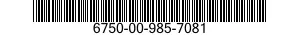 6750-00-985-7081 PAPER,COPYING,DUAL SPECTRUM PROC 6750009857081 009857081