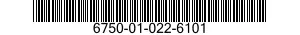 6750-01-022-6101  6750010226101 010226101