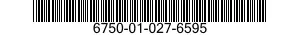 6750-01-027-6595  6750010276595 010276595