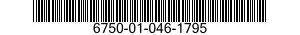 6750-01-046-1795  6750010461795 010461795
