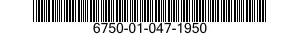 6750-01-047-1950  6750010471950 010471950