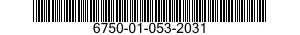 6750-01-053-2031  6750010532031 010532031