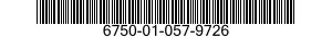 6750-01-057-9726  6750010579726 010579726