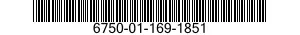 6750-01-169-1851 CHEMICAL KIT,PHOTOGRAPHIC COLOR PROCESSING 6750011691851 011691851