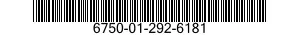 6750-01-292-6181 PAPER,PHOTOGRAPHIC 6750012926181 012926181