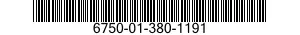 6750-01-380-1191 PAPER,PHOTOGRAPHIC 6750013801191 013801191