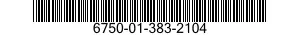 6750-01-383-2104 PAPER,PHOTOGRAPHIC 6750013832104 013832104