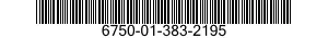 6750-01-383-2195 PAPER,PHOTOGRAPHIC 6750013832195 013832195