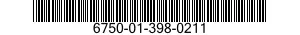 6750-01-398-0211 PAPER,PHOTOGRAPHIC 6750013980211 013980211