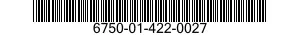 6750-01-422-0027 PAPER,PHOTOGRAPHIC 6750014220027 014220027