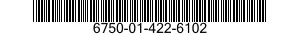 6750-01-422-6102 PAPER,PHOTOGRAPHIC 6750014226102 014226102