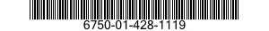 6750-01-428-1119 PAPER,PHOTOGRAPHIC 6750014281119 014281119