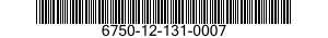 6750-12-131-0007  6750121310007 121310007