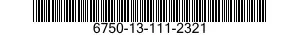 6750-13-111-2321  6750131112321 131112321