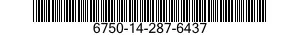 6750-14-287-6437  6750142876437 142876437